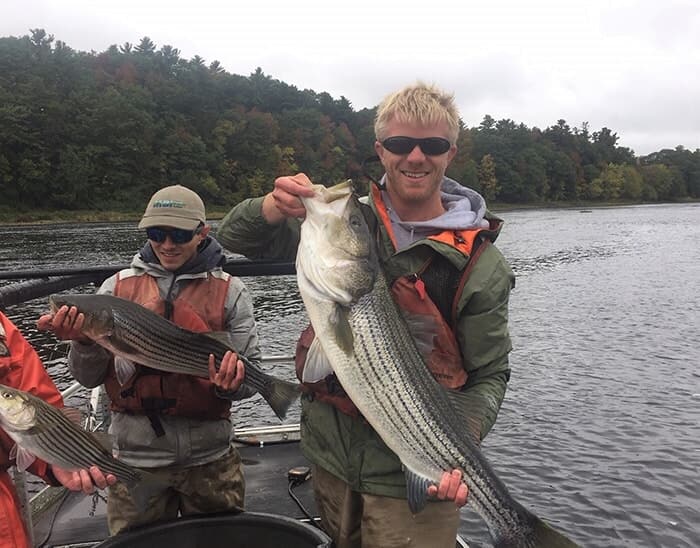 John Dattilo holding fish