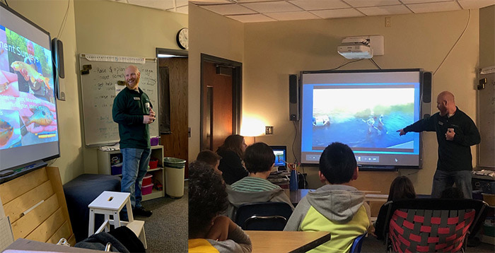 Dublin students learning with MBI