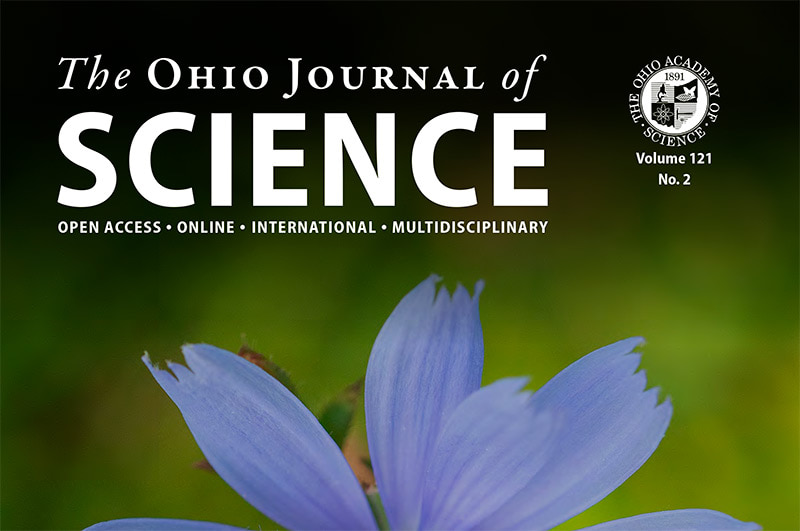 cover of the ohio journal of science