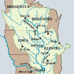 map of illinois