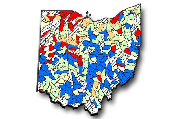 map of ohio