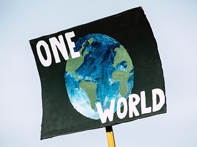 one world sign